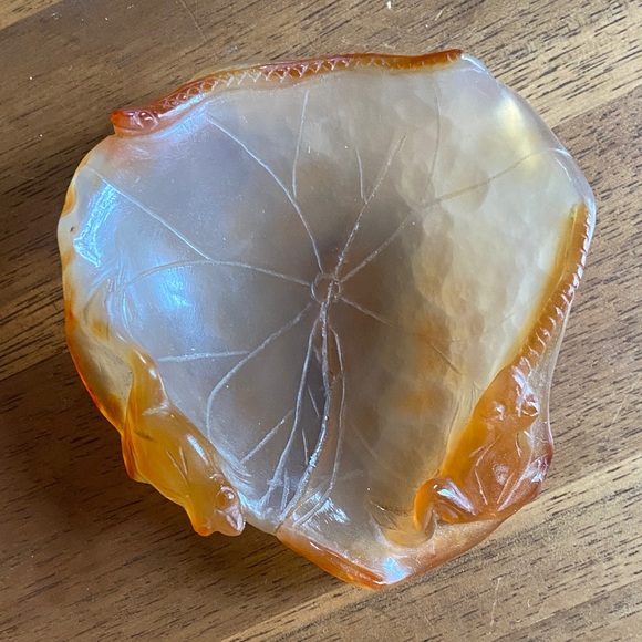 Chinese Serpentine Bowls with Carnelian Dish and Ruby Zoisite Carving - Picture 2 of 9